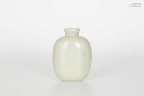 18th,Hetian jade snuff bottle