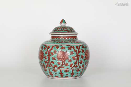 16th，Colored porcelain jars