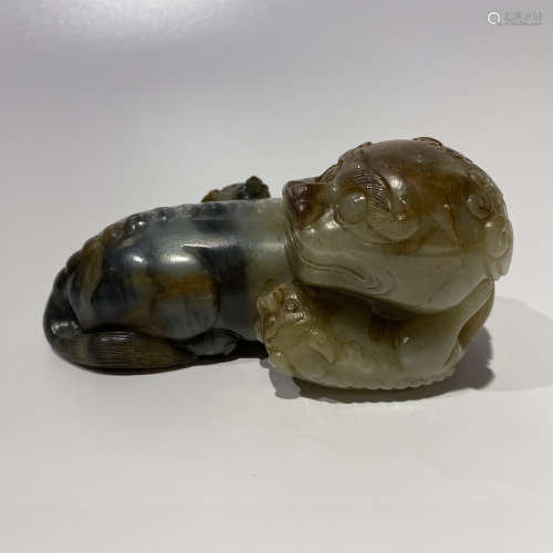 Ming, Hetian jade animal