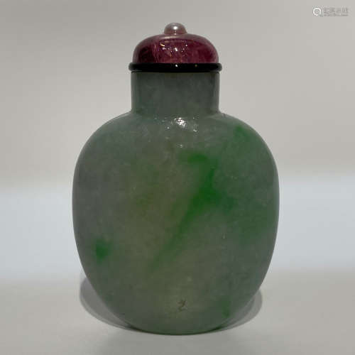 19th，Emerald Snuff Bottle