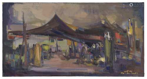 Khaled Al-Jadir (Iraq, 1922-1988) Bedouin Tent