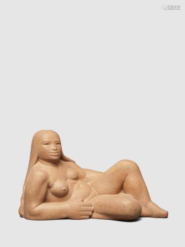 Mahmoud Moussa (Egypt, 1913-2003) Reclining Nude