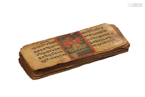 A NEPALESE SHAIVITE NEWARI MANUSCRIPT.