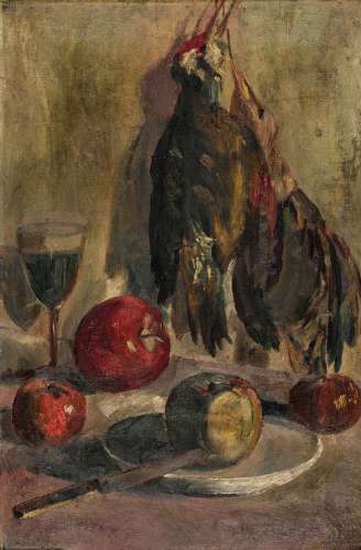汪亚尘（1894～1983） 静物 布面油画