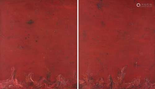王亚彬（b.1974） 2001年作 红河 布面油画