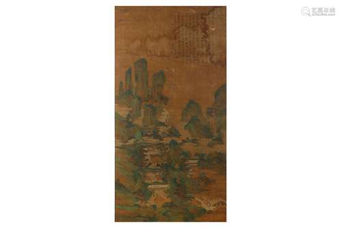 LI ZHAODAO (follower of, 675 – 758). PALACE LANDSCAPE.