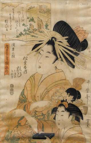 KITAGAWA UTAMARO II (ca. 1753-1831).