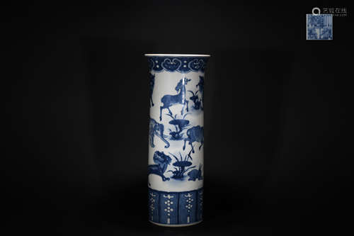 Blue-and-white Vase