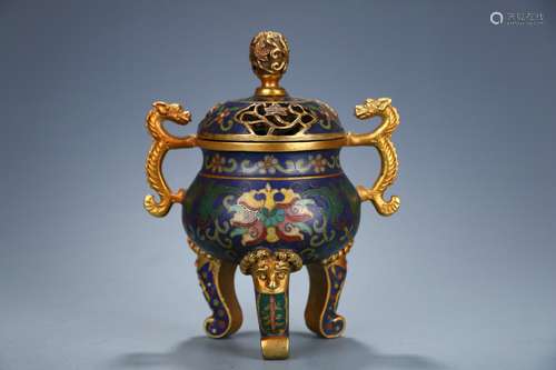 Cloisonne Incense Burner