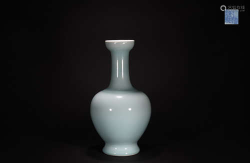 Sky-blue-glazed Vase