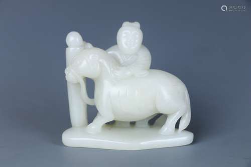 Hetian Jade Horse Ornament