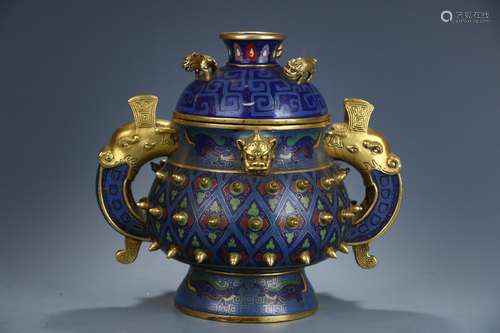 Cloisonne Incense Burner