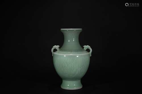 Sky-blue-glazed Vase