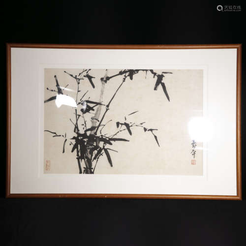 Chinese painting of bamboo