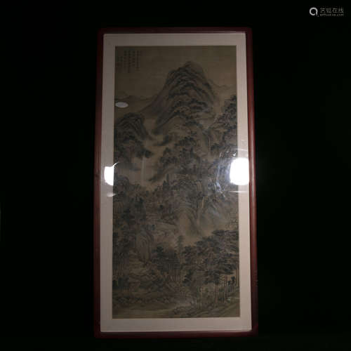 Qing landscape painting