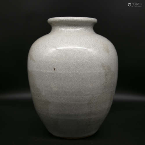 19th century ge glaze porcelain jar