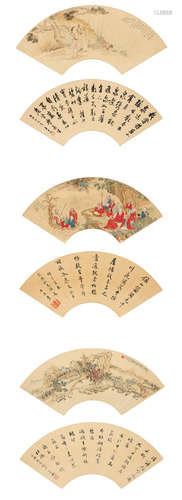 SUN JIRUI (1866-?) ；WANG ZHANYUAN (1861-1934); JIAO XIAOLOU；...