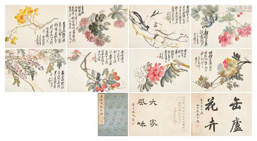 WU CHANGSHUO (1844-1927)
Various Flowers