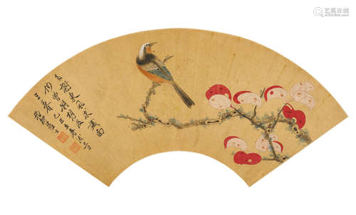 XIE ZHILIU (1910-1997)
Bird on Maple Tree