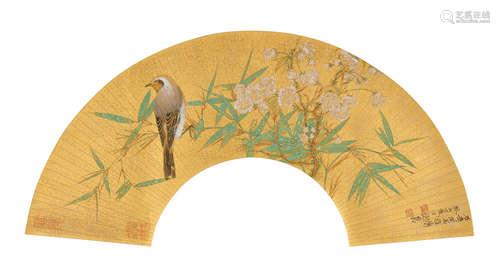 XIE ZHILIU (1910-1997)
Bird, Bamboo and Plum Blossom