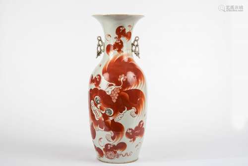 Große Bodenvase China um 1900