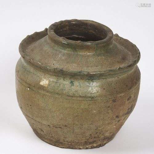 VIETNAM, Tanhoa XIIe/XIIIe siècle Vase en terre c…
