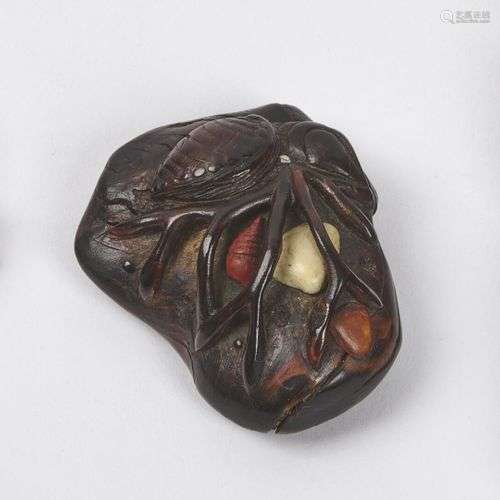 JAPON XIXe siècle Netsuke en umimatsu figurant un…