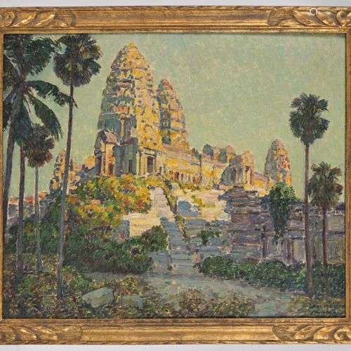 Augustin CARRERA (1878 1952) Angkor, 1912 Huile …
