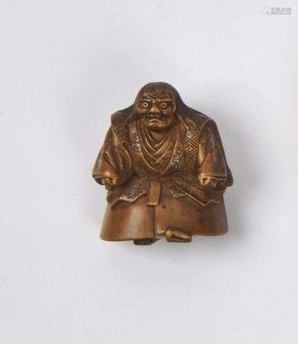 JAPON Epoque MEIJI (1868 1912) Netsuke en bois, a…