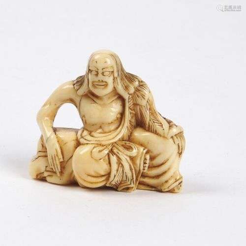 JAPON Epoque MEIJI (1868 1912) Netsuke en ivoire,…