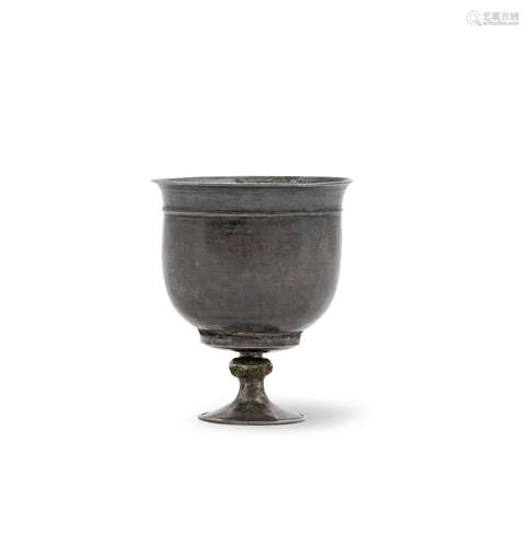 A SILVER STEM CUP Tang Dynasty