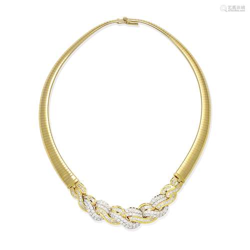 DIAMOND-SET NECKLACE