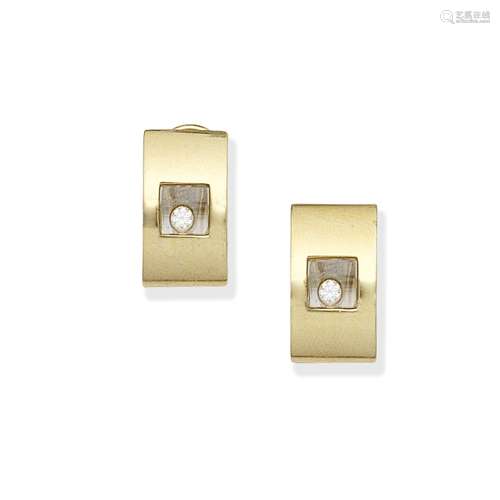 CHOPARD: 'HAPPY DIAMONDS' EARRINGS