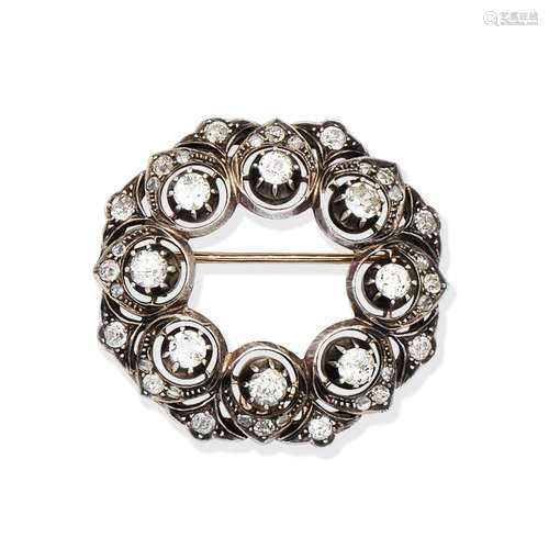 DIAMOND BROOCH,