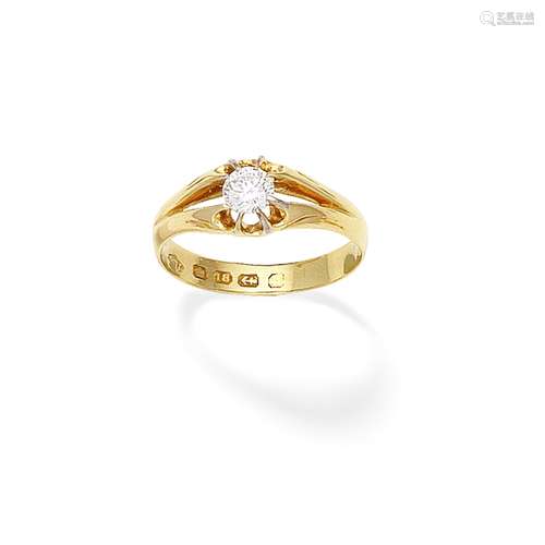 DIAMOND SINGLE-STONE RING