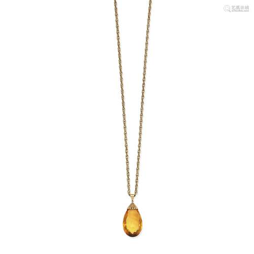 CITRINE PENDANT/NECKLACE