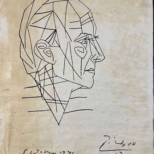 Pablo PICASSO (1881 1973) d'après Paul Eluard, de…