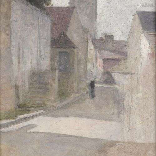 Jean PIERNÉ (1881 1974) Rue de village Gouache e…