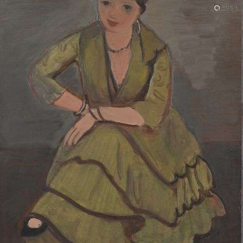 Georges KARS (1880 1945) Bohémienne en robe verte…