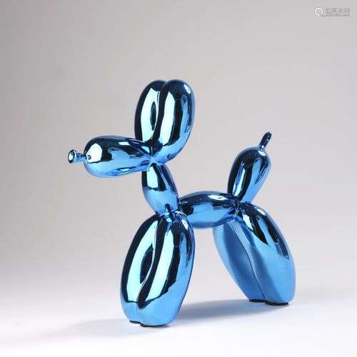 D'après Jeff KOONS (né en 1955) Balloon Dog (Blue…