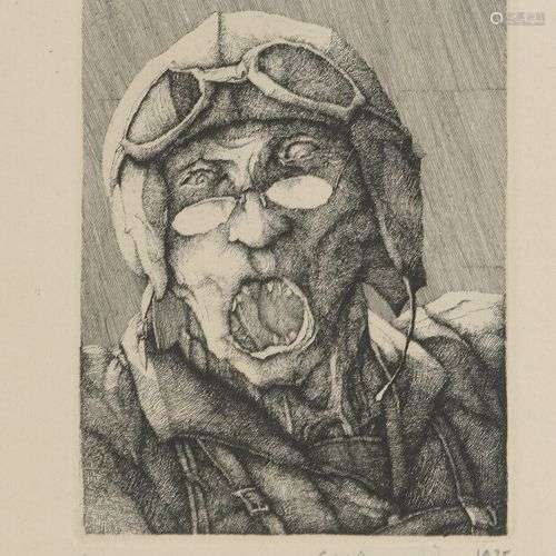 Érick DESMAZIÈRES (né en 1948) L'aviateur, 1975 …