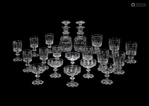 An extensive glasswear service with Imperial monogram probab...