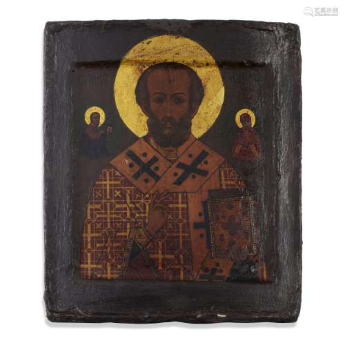 St Nicholas the Miracle WorkerRussia, 18th century with late...