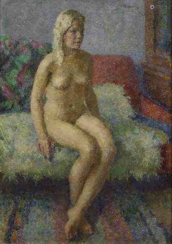 Gregoriy Izrailevich Zeitlin (Russian, 1911-2000) Nude