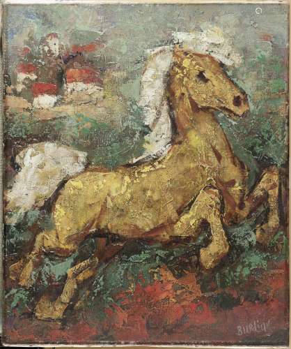 David Burliuk (Russian/American, 1882-1967) Horse
