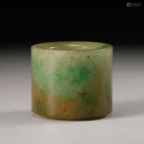 CHINESE JADEITE THUMB RING