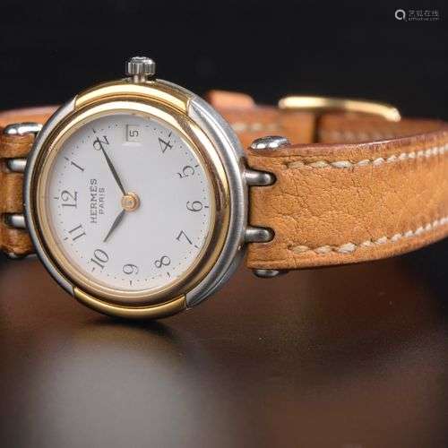 HERMÈS. Montre bracelet de dame modèle 