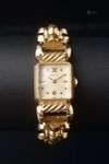 ZENITH. Montre bracelet de femme en or jaune 18k, le cadran ...