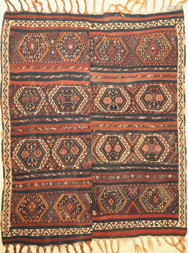 Malatia Kilim, Turkey, around 1910, wool on wool