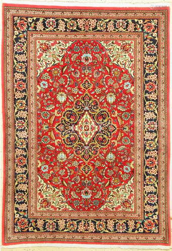 Qum, Persia, approx. 50 years, wool, approx. 193 x 136